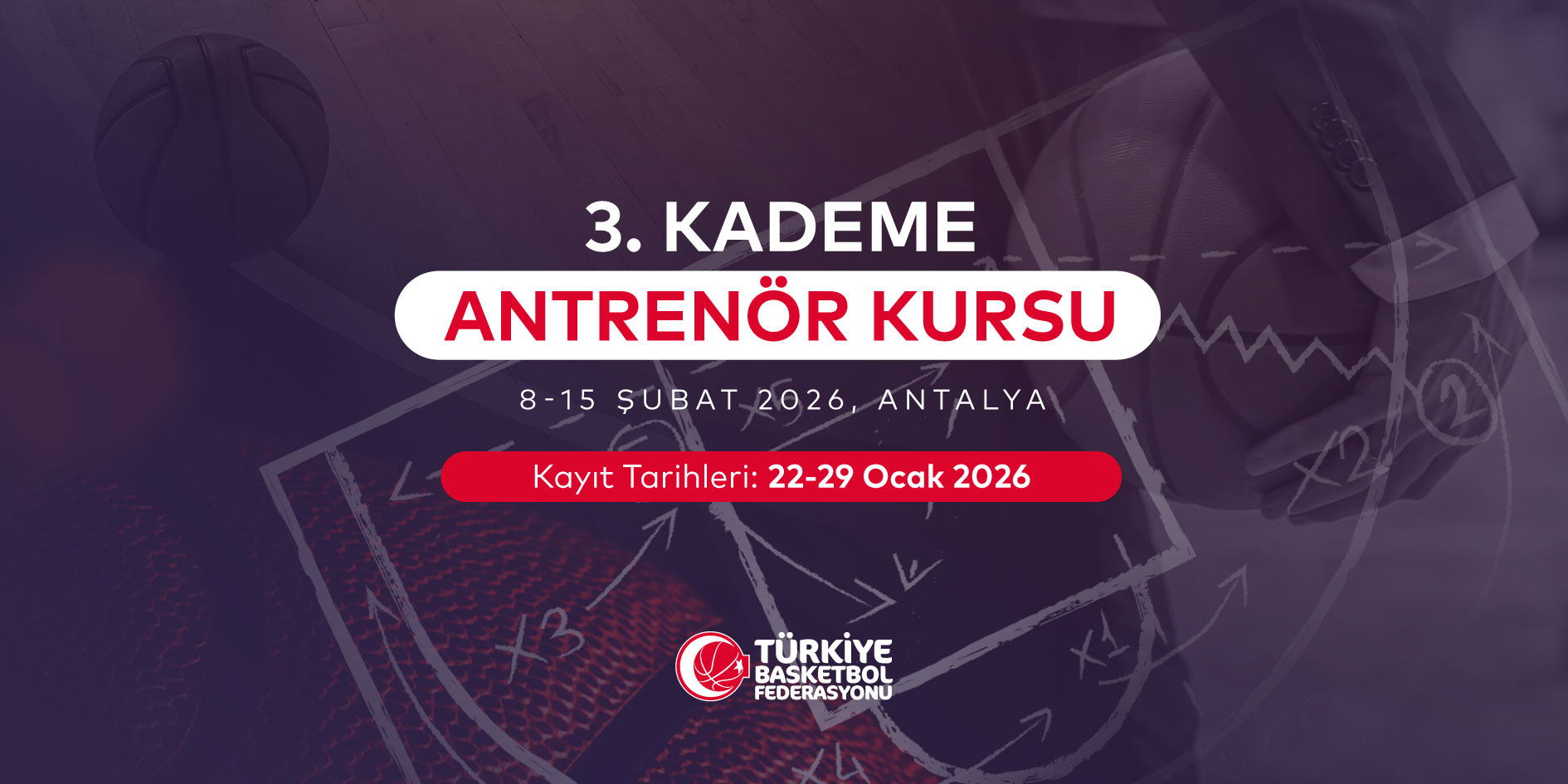 3. Kademe Antrenör Kursu Antalya'da Düzenlenecek