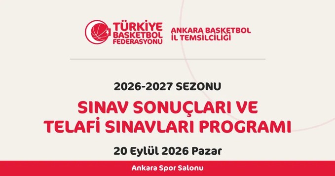 2026-2027 Sezonu İl/Aday Hakem, Masa Görevlisi Sınav Sonuçları