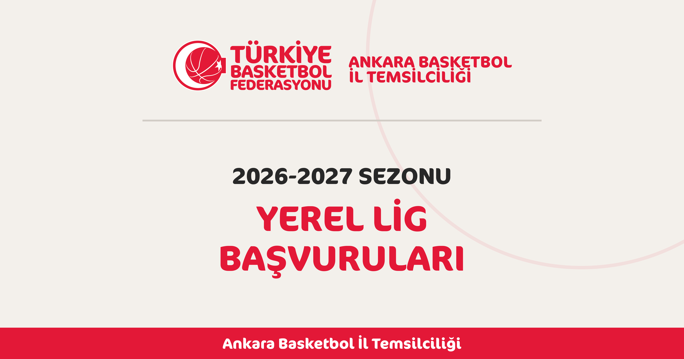 2026-2027 SEZONU LİG BAŞVURULARI BAŞLAMIŞTIR.
