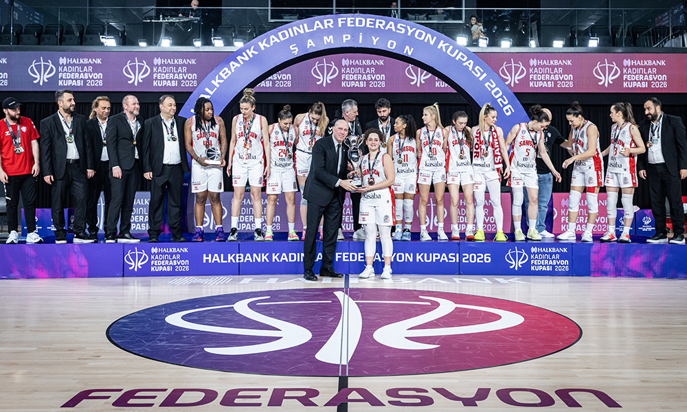 Halkbank Kadınlar Federasyon Kupası 2026 Şampiyonu Zorlu Koleji Samsun Basketbol