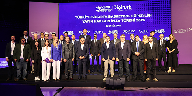 TBF ile Digiturk Arasında Türkiye Sigorta Basketbol Süper Ligi Yayın Hakları İmza Töreni Düzenlendi