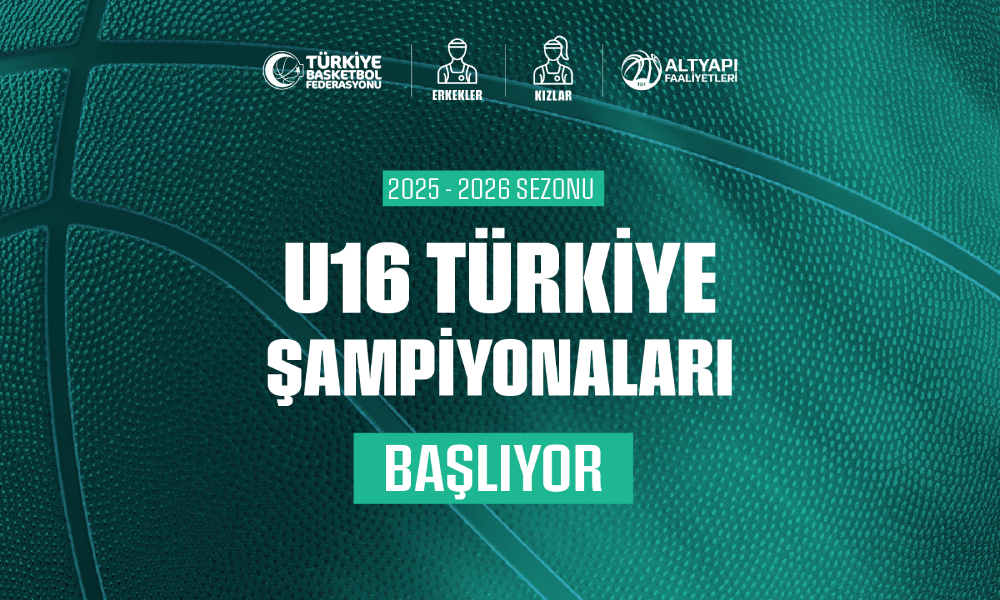 U16 (Erkek-Kız) Türkiye Şampiyonaları Başlıyor