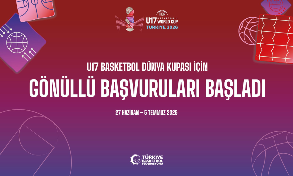 FIBA U17 Basketbol Dünya Kupası Gönüllü Başvuru Süreci Başladı