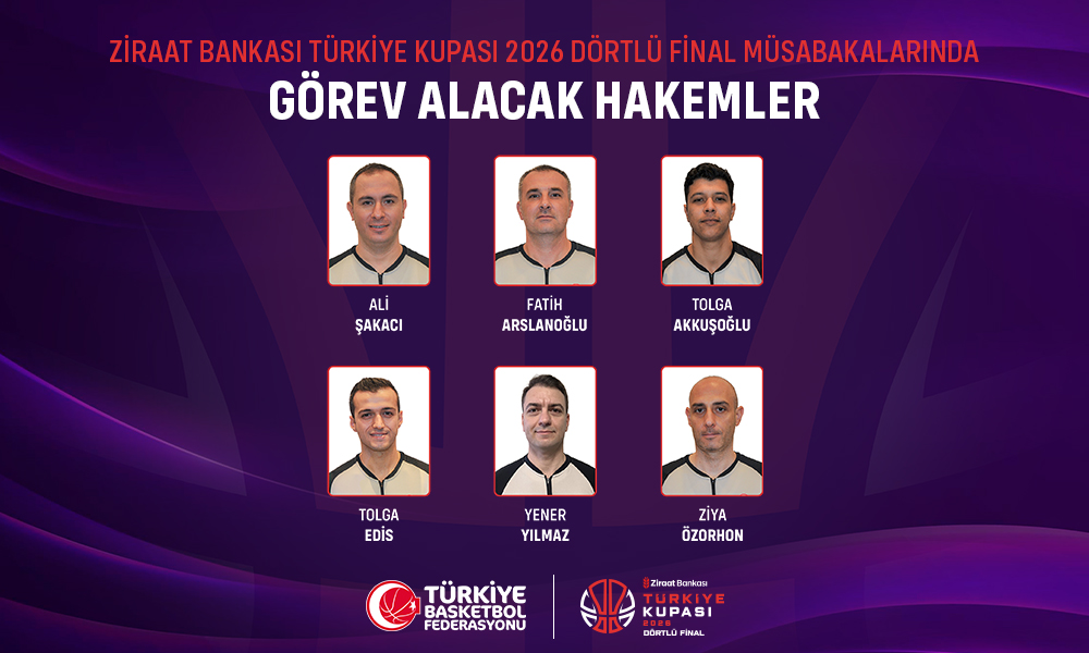Merkez Hakem Kurulu Ziraat Bankası Türkiye Kupası 2026 Dörtlü Final Hakemlerini Açıkladı