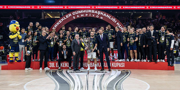38. Erkekler Cumhurbaşkanlığı Kupası’nda Şampiyon Fenerbahçe Beko