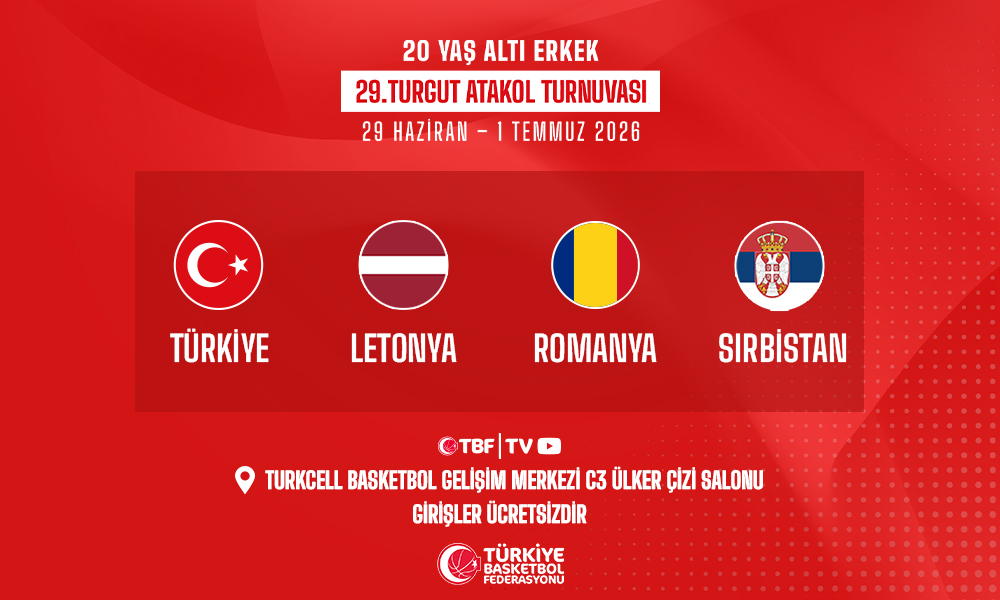 29. Turgut Atakol Turnuvası Turkcell Basketbol Gelişim Merkezi’nde Başlıyor
