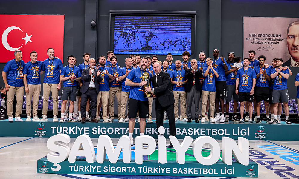 Türkiye Sigorta Türkiye Basketbol Ligi’nde Şampiyon: Çayırova Belediyesi