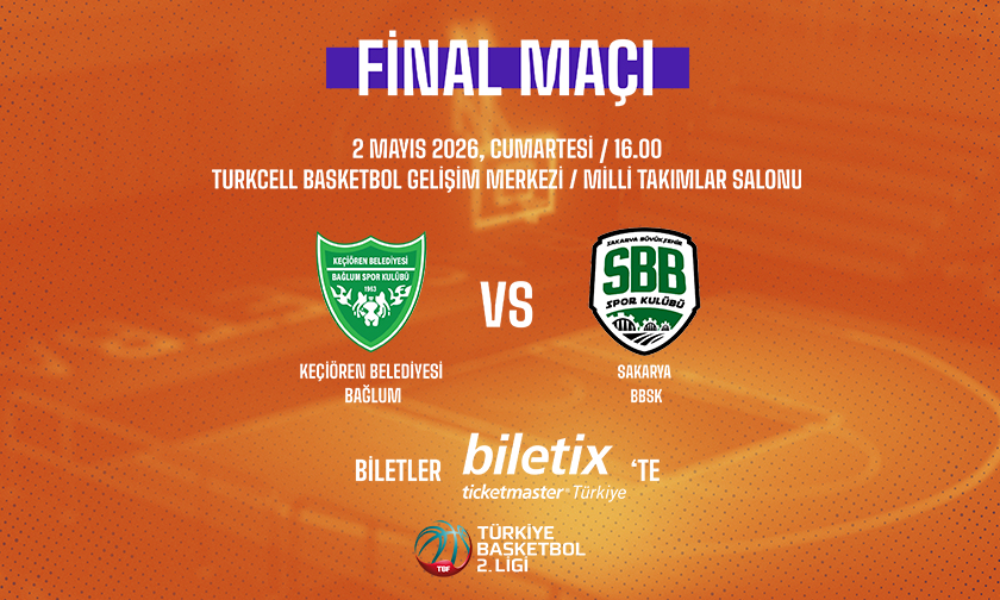 Türkiye Basketbol İkinci Ligi'nde Finalin Adı: Keçiören Belediyesi Bağlum – Sakarya BBSK