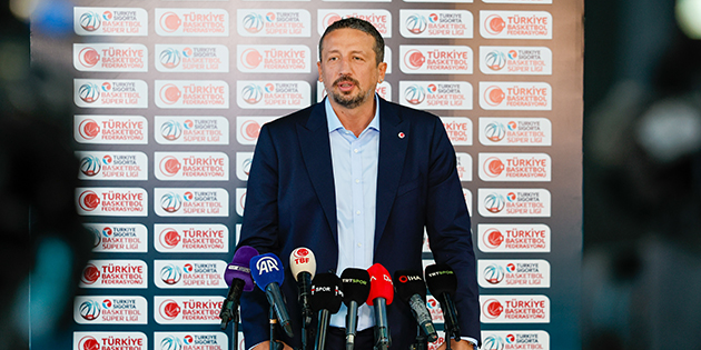 TBF Başkanı Türkoğlu, Türkiye Sigorta Basketbol Süper Ligi Fikstür Kura Çekimi Sonrasında Açıklamalarda Bulundu